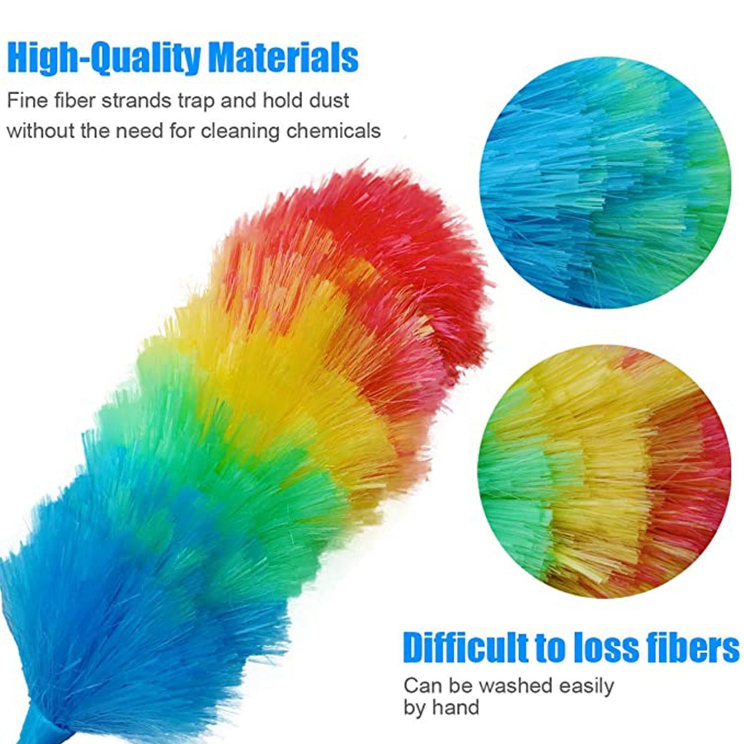 6321 Colorful Feather Duster | Microfiber Duster for Cleaning | Dusting Stick | Dusting Brush DeoDap 6321 Colorful Feather Duster | Microfiber Duster for Cleaning | Dusting Stick | Dusting Brush DeoDap